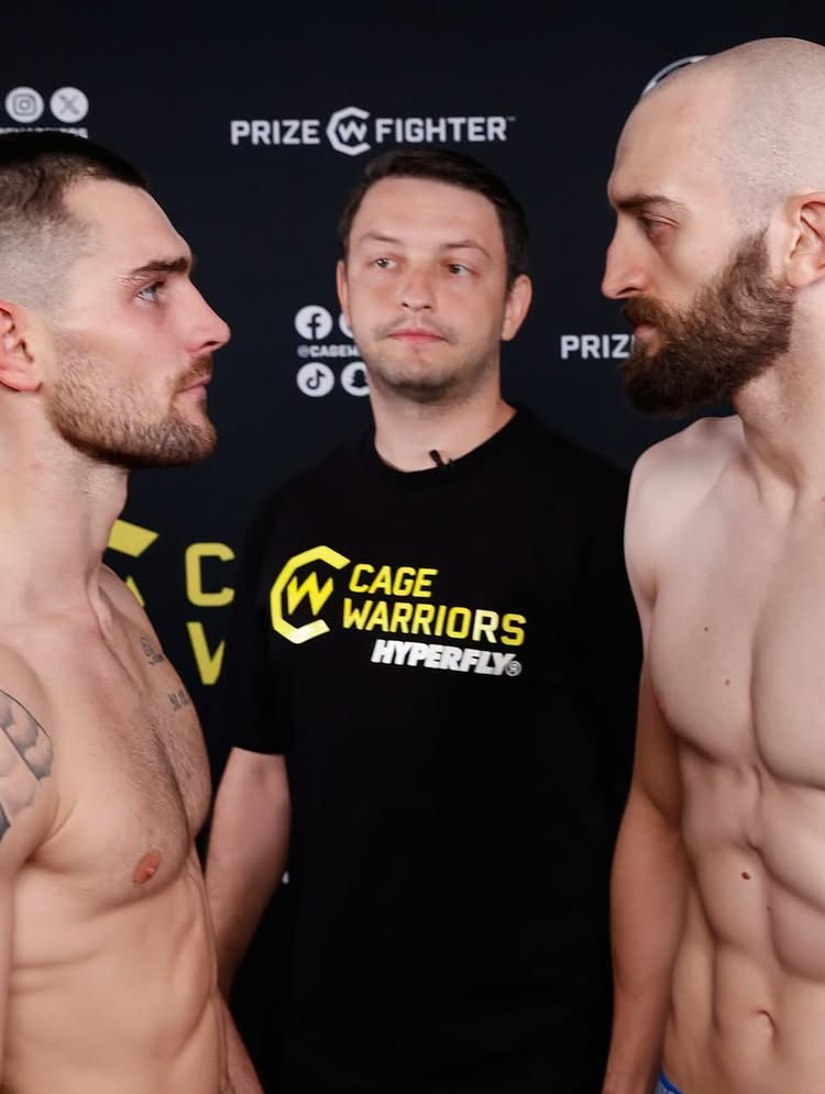 @coreymclaughlin_ looks to be in tremendous shape ahead of his @cagewarriors debut