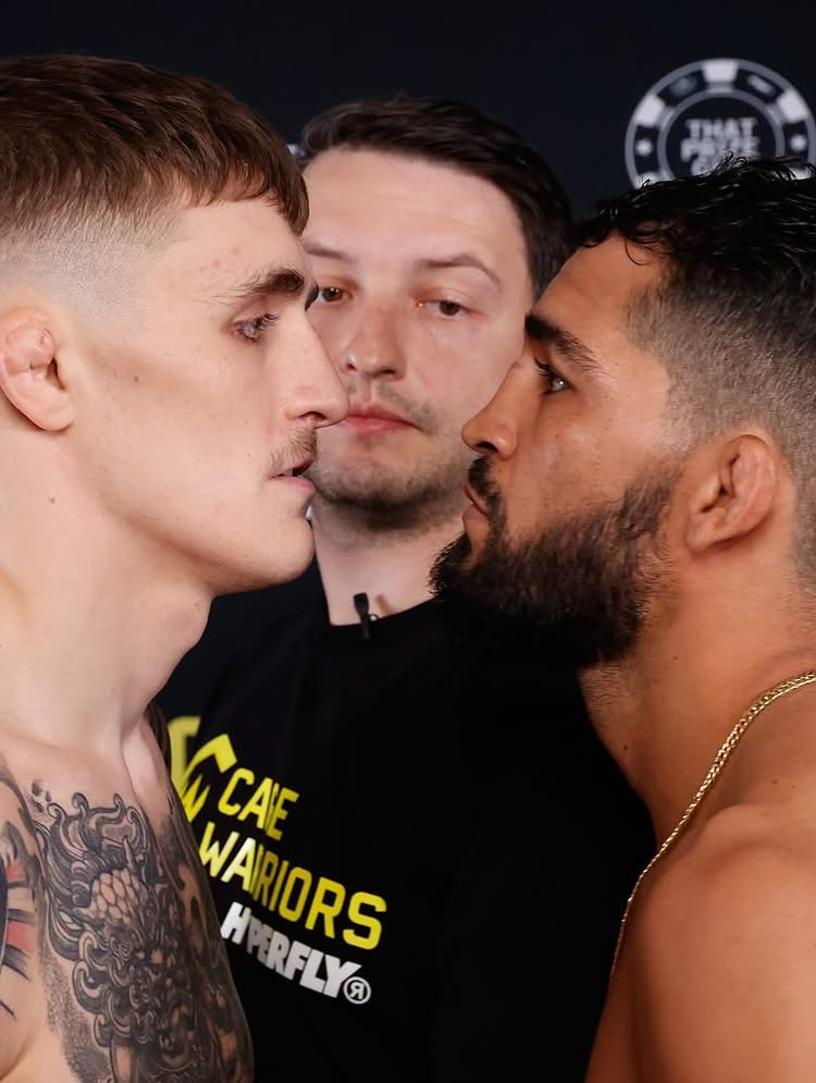 @maximuslally is ready to rock at @cagewarriors 210 tomorrow night
