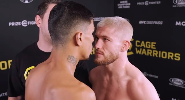@gerharrismma means business tomorrow night @cagewarriors
