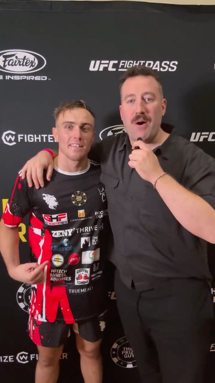 Post fight with @keithkeoghmma at @cagewarriors 210