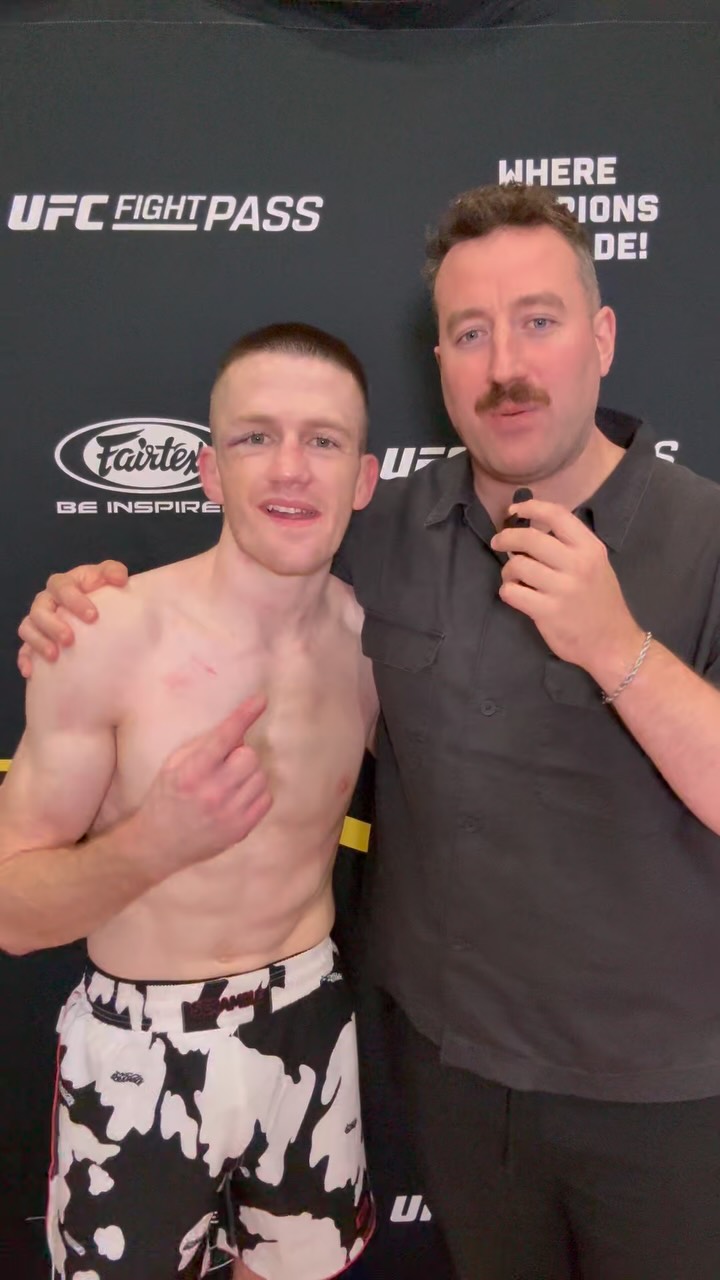 @ronandeeganmma ( @eiregrapple ) on his @cagewarriors win 👊
