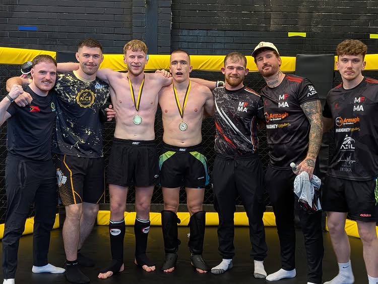 Great fight between Morgan Magee @newera.mma and Ronan mc Cann @mfmakeady resulting in a draw well done lads 💯