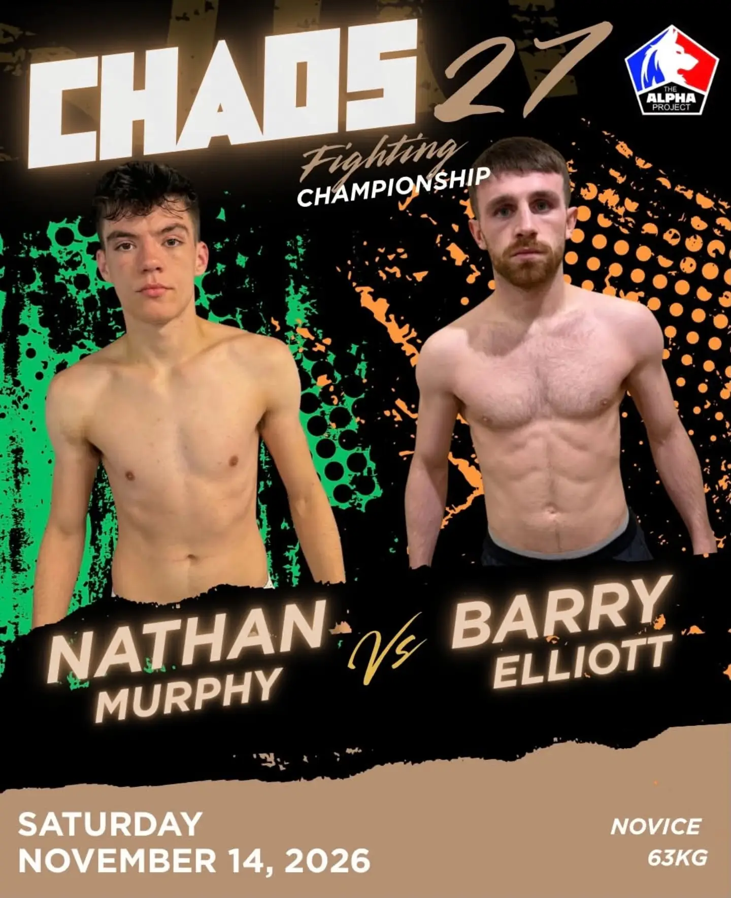 Novice 63kgs