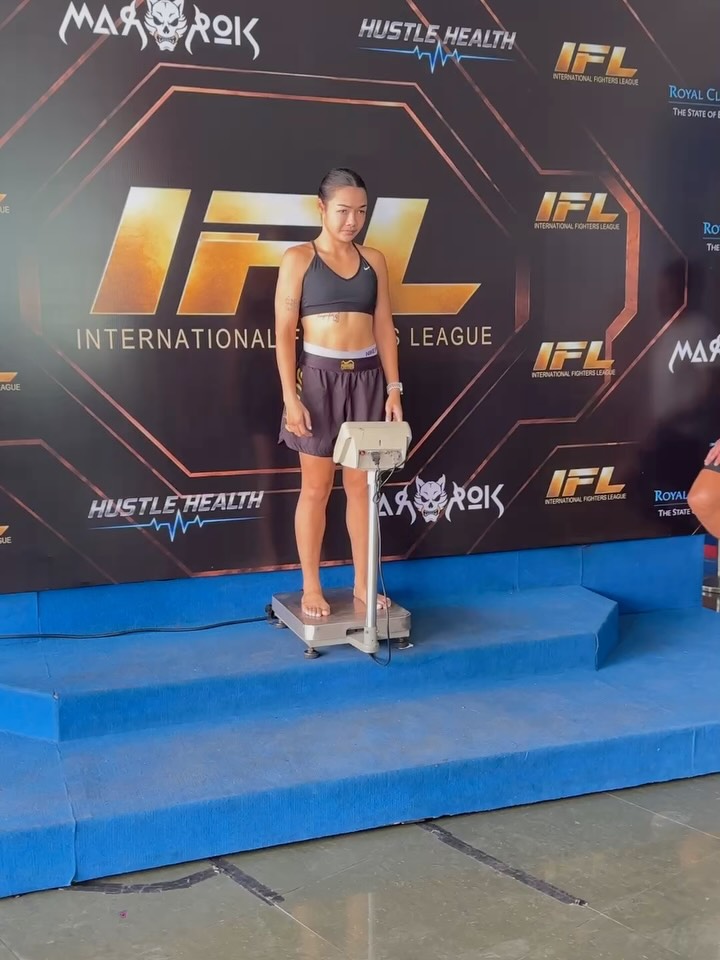 We‘ve made weight, and the fight is tomorrow.❤️‍🔥✅