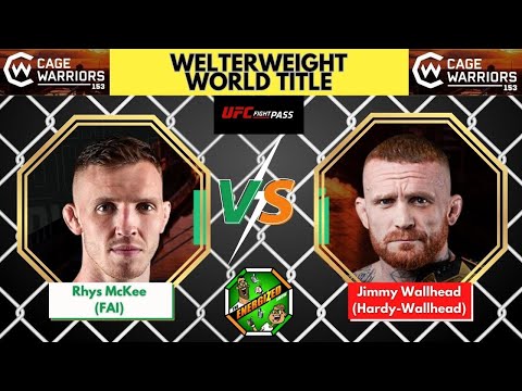 Rhys McKee Vs Jimmy Wallhead | Cage Warriors 153 Dublin Title Fight | Energized's "The Face Off"