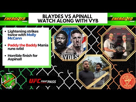 UFC London Blaydes Vs Aspinall Watch Party | UFC Fight Pass & Howler Head | VYB | Energized Show