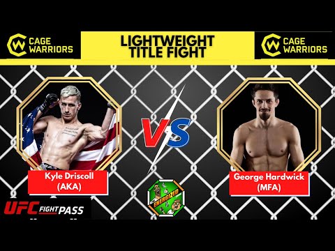 Kyle Driscoll Vs George Hardwick | Cage Warriors 141 Lightweight Title | Energized's "The Face Off"