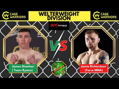 James Sheehan Vs Jamie Richardson | Cage Warriors 145 London Countdown | Energized's "The Face Off"
