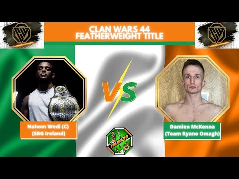 Nahom Wedi Vs Damien McKenna | Clan Wars Featherweight Title | Energized's "The Face Off"
